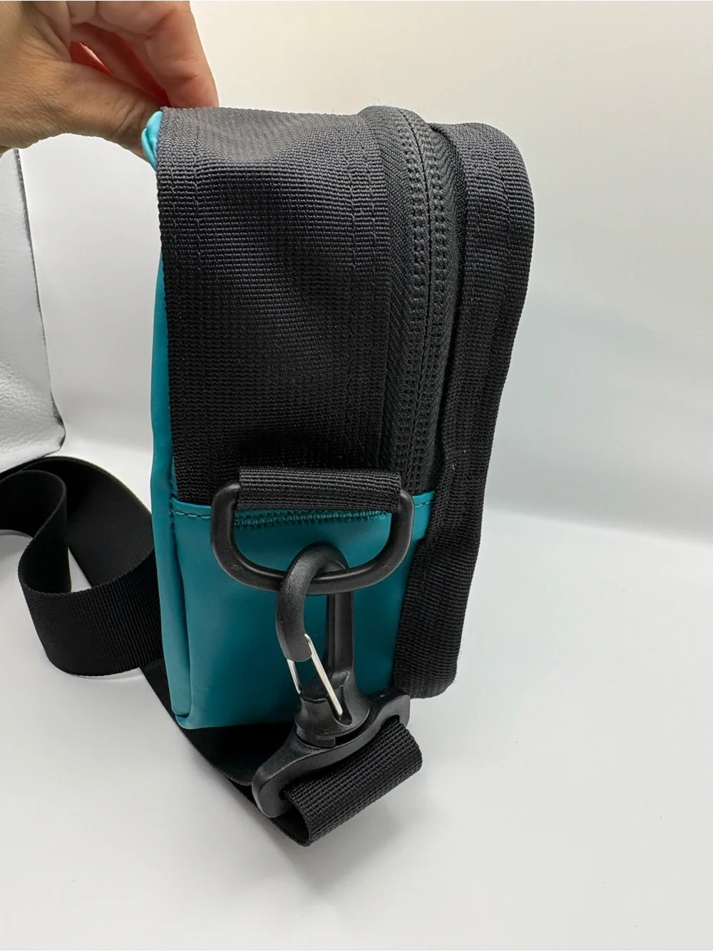 The North Face Explore Bardu II Crossbody Bag Banff  green and black logo